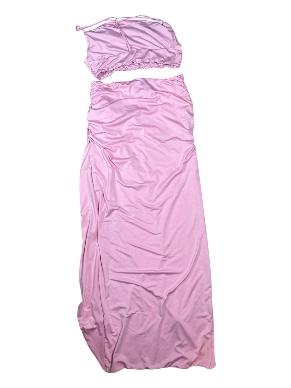Summer Vacation 2 Piece Skirt Set Pink Size Large - Picture 2 of 6